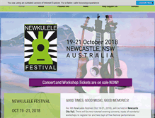 Tablet Screenshot of newkulelefestival.com